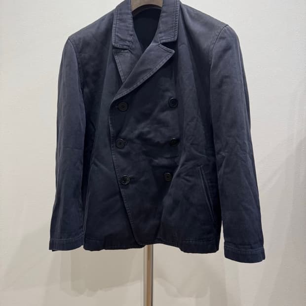 요지야마모토 90s 크롭 피코트 자켓