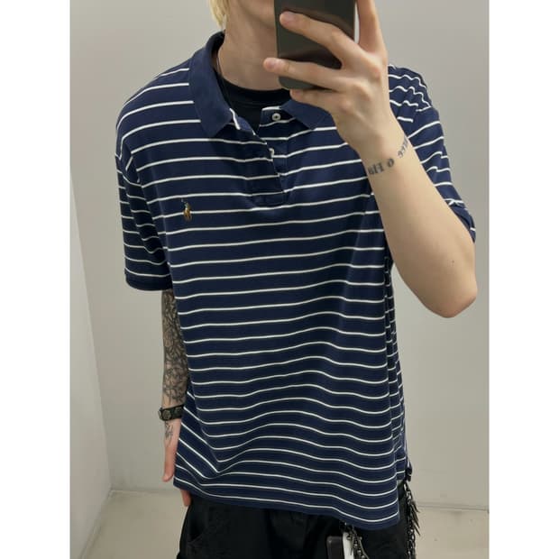 폴로 스트라이프 카라티 r4132