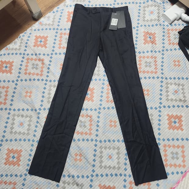 (새상품)지오송지오 남성 정장 바지 블랙 78 새상품