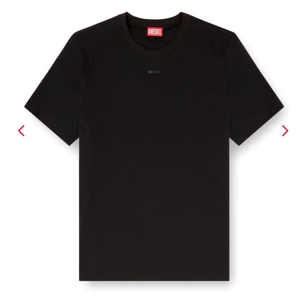 디젤 T-Shirt With Micro Metal Logo 3xl