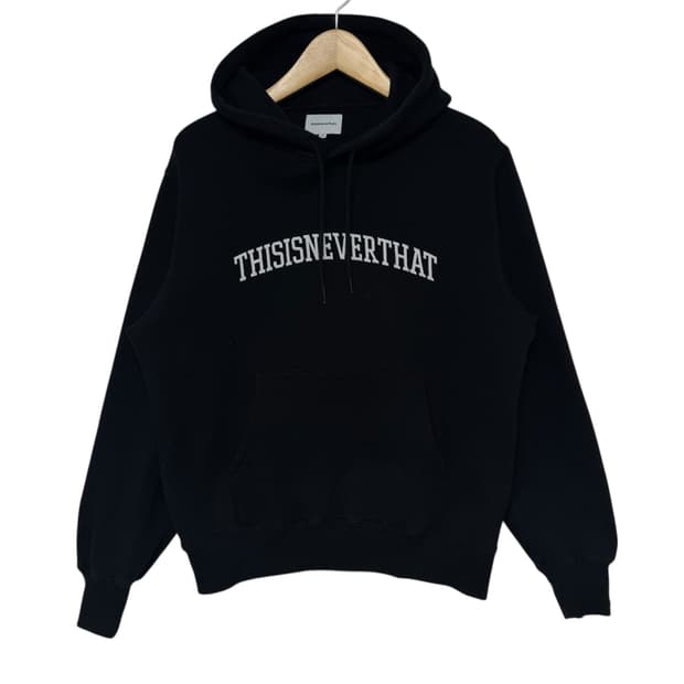 디스이즈네버댓 자수로고 후드티