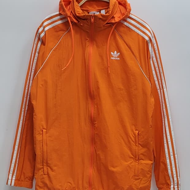 adidas 아디다스 SST 윈드브레이커 후드 바람막이 / 2XL 오렌지