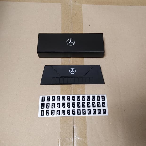 (새상품) BENZ 벤츠 주차 번호판 / 알림판