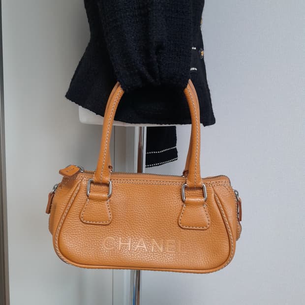 샤넬 빈티지 레더 미니백