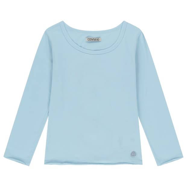 구해요) BACK CIRCLE CAPRI SLEEVES SKY BLUE