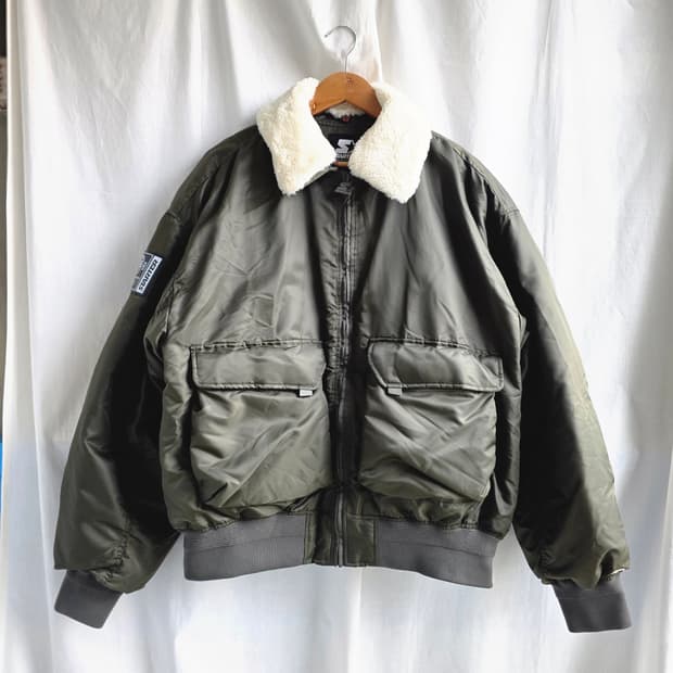 스타터 블랙 라벨  항공 B-2 다운점퍼 L