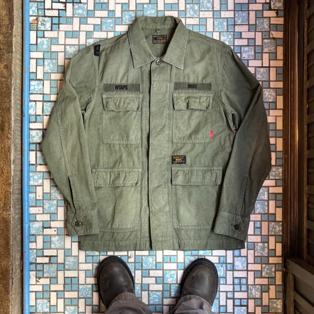 WTAPS 15SS L/S Jungle Shirt – Olive