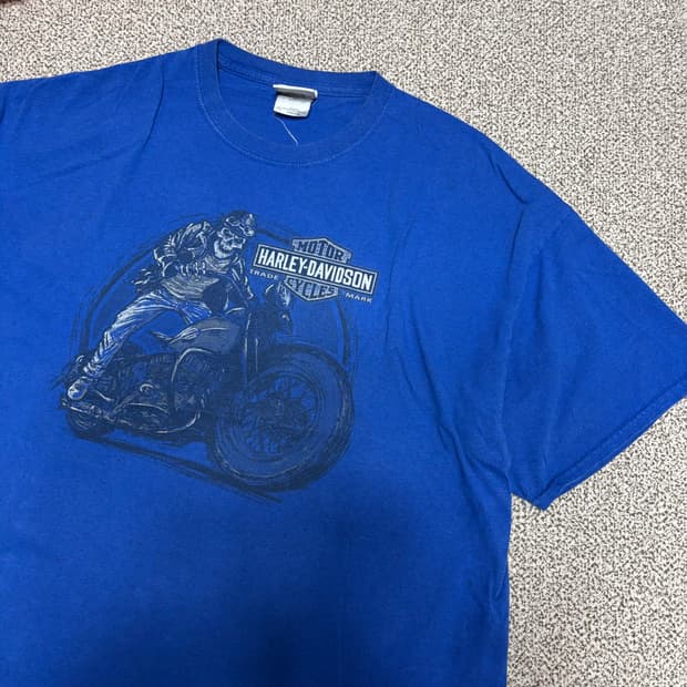 [2XL,택포] Harley 할리 데이비슨 반팔 티셔츠 [A+]