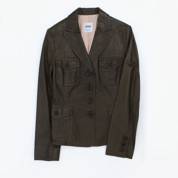 모스키노 빈티지 양가죽 자켓