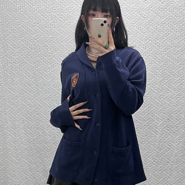 폴로 랄프로렌 레트로 빈티지 하이틴 숄카라 가디건 XL C11759