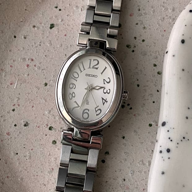 Seiko 세이코 lk 루키아 오벌 쿼츠 레이디스