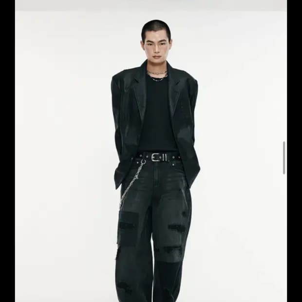 알렌느 레더 블레이져