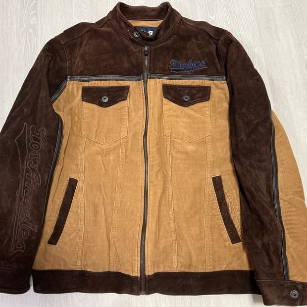 MLB 소가죽 골덴 자켓 105 