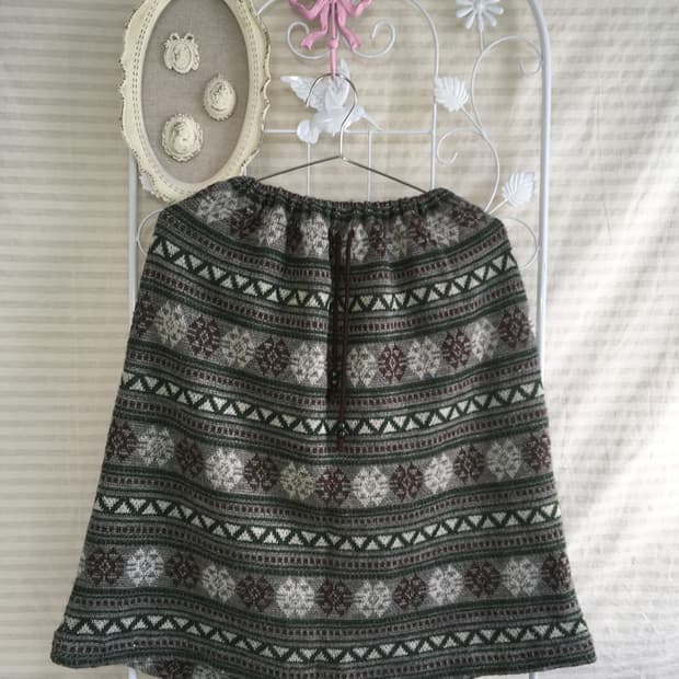 jpn vintage deep green bohemian medium s