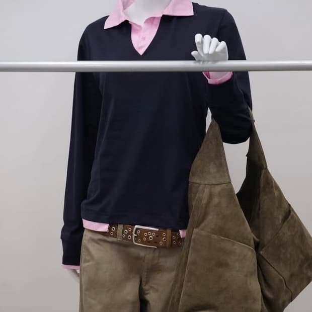 [S,M]기마구아스 LUIS LS 폴로 티셔츠/네이비