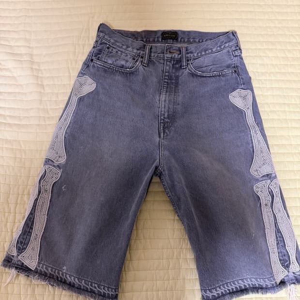 캐피탈 본 데님 쇼츠 30사이즈