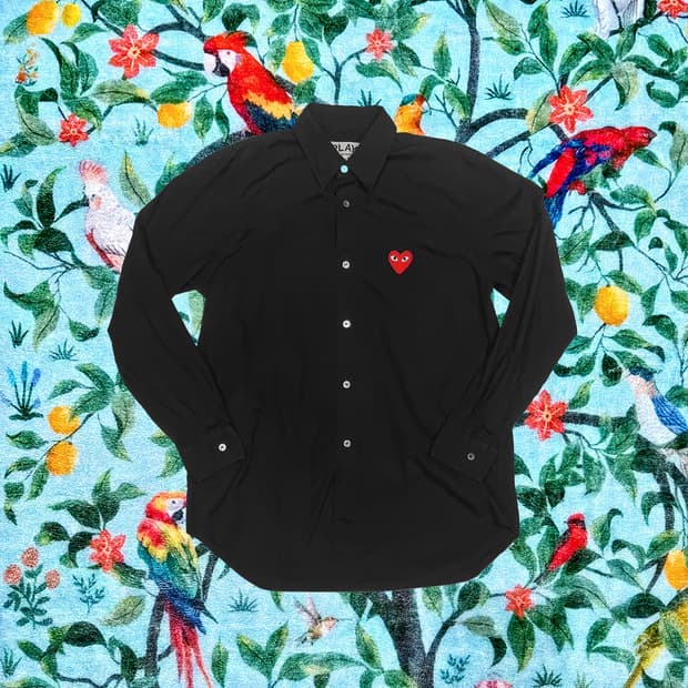 플레이 꼼데가르송 * 레드하트 셔츠 * 블랙 * M