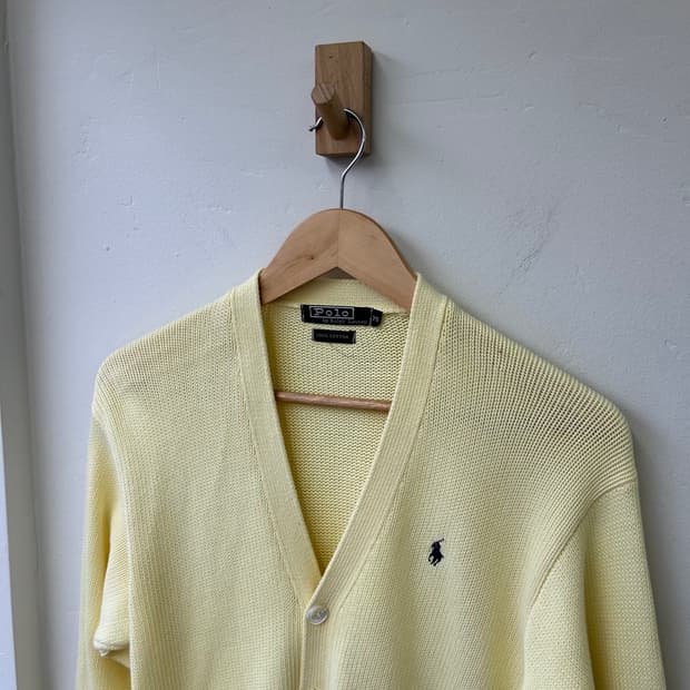 15992 - 폴로 랄프로렌 옐로우 가디건