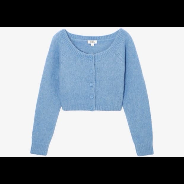 COS 코스 크롭가디건