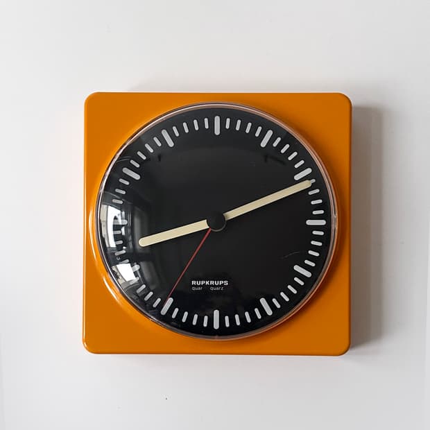 vintage Krups pop art wall clock
