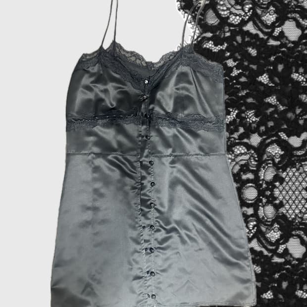 Loulouseoul 22ss - Cupid Lace Mini Dress