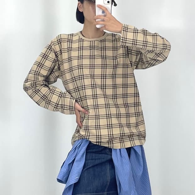  [XL]버버리 여성 노바체크 티셔츠 