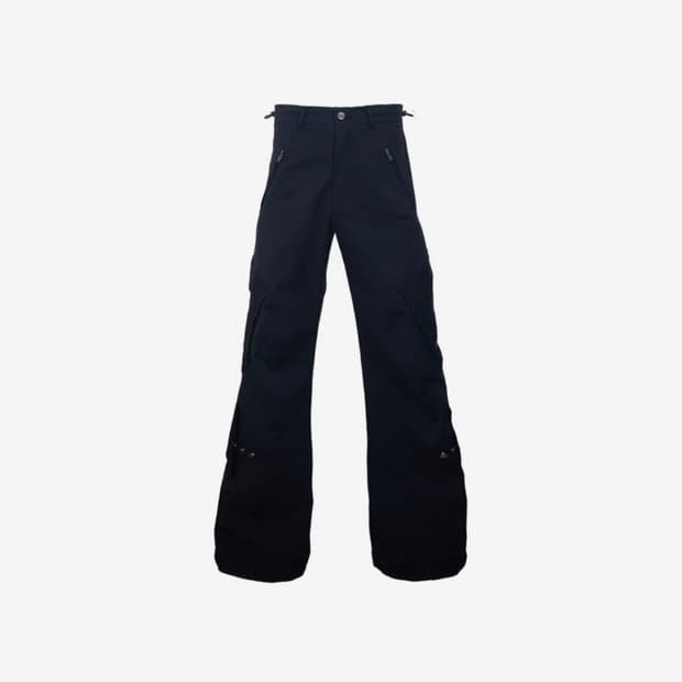 탄산마그네슘 나일론 와이드 카고 팬츠