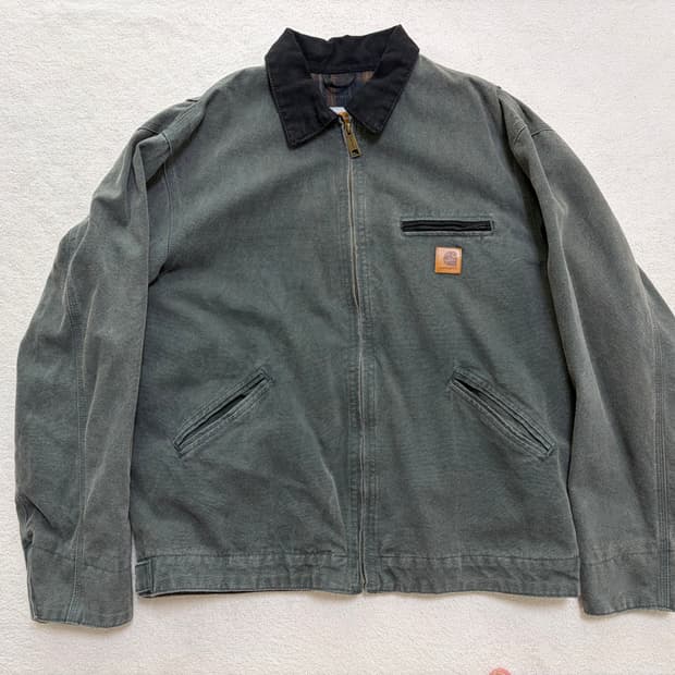 [XL] 칼하트 디트로이트 자켓 (흑청)