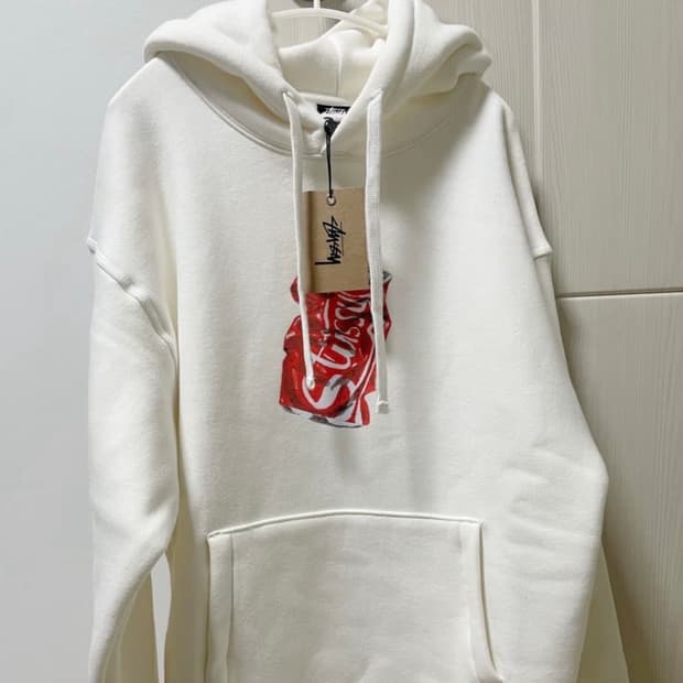 급처}스투시 소다캔후드 새상품