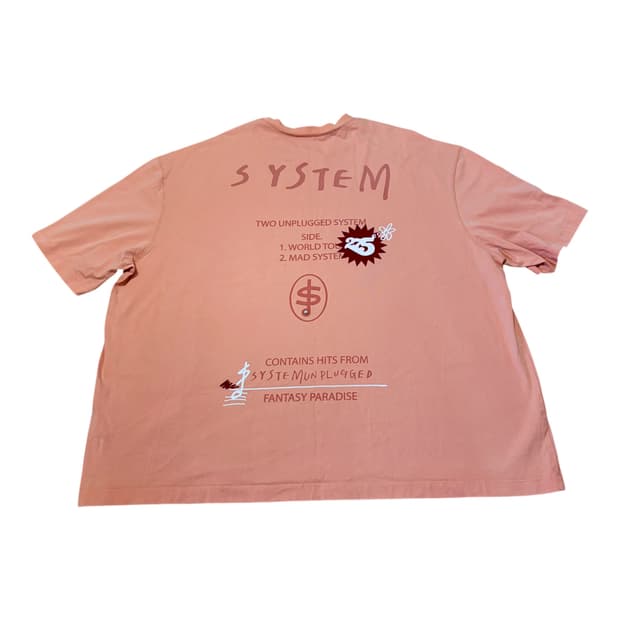 21ss 시스템 옴므 X 275C 오버핏 반팔티