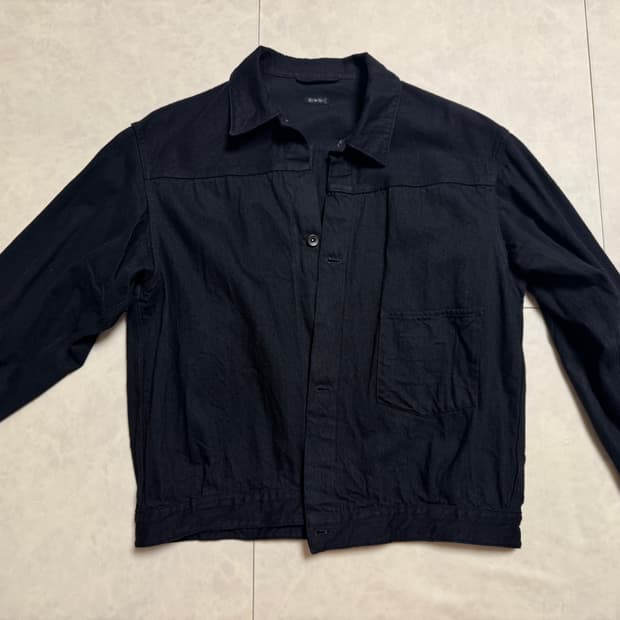 코모리) 24aw 데님 흑청 자켓 4