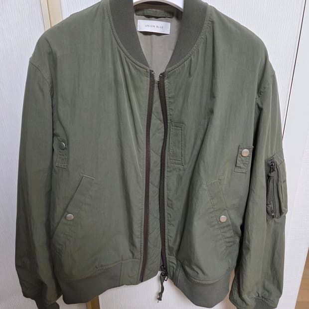 유니온블루 플라이트 봄버 ma-1 마원 카키 M