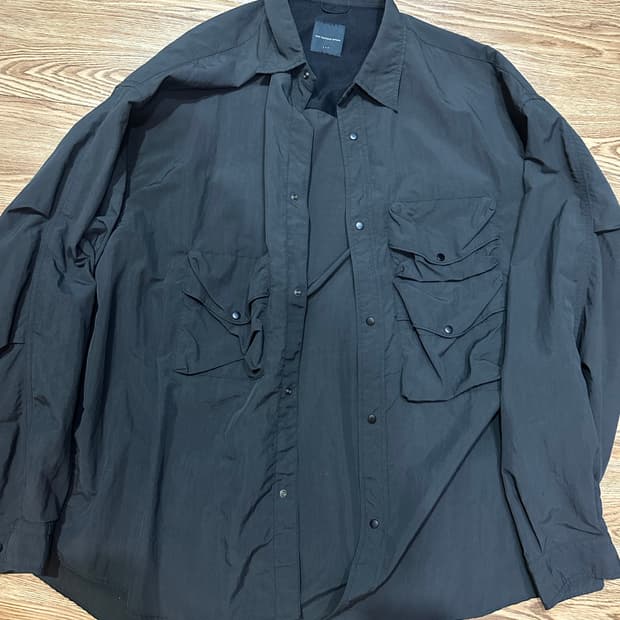 모이프 기어포켓 셔츠3사이즈 블랙