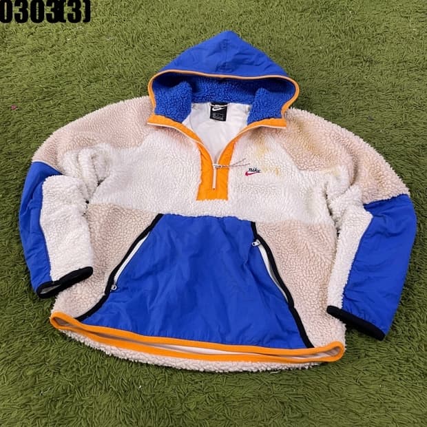 나이키 플리스 반집업