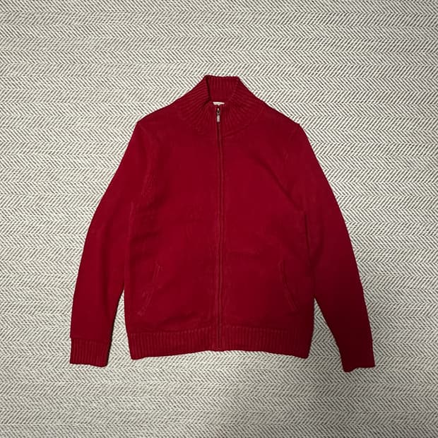 L. L. BEAN woman knit zip jacket sweater