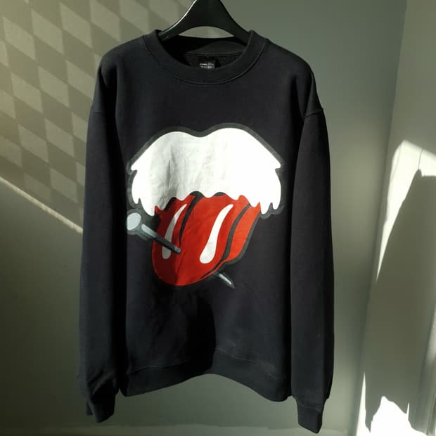 Number (N)ine x Rolling Stones sweat