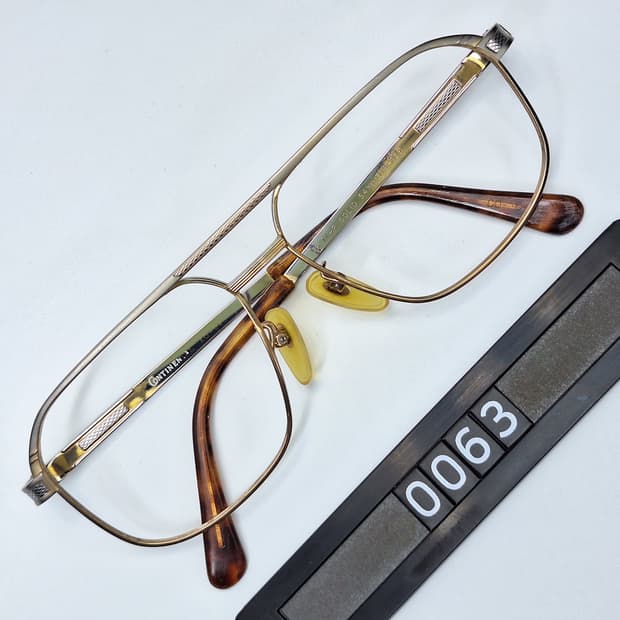 CONTINENTAL XO-02 이온금도금 티타늄 투브릿지 안경테 빈티지