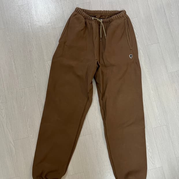 헤리티지플로스 스웨트팬츠 조거팬츠 브라운 스몰 