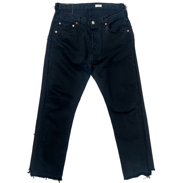 올드파크 리바이스 리메이크 블랙 데님 (L)