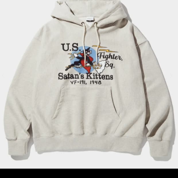 아웃스탠딩 그래픽 회색 후드티