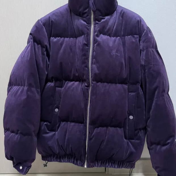 우캔더스 벨벳 패딩 M