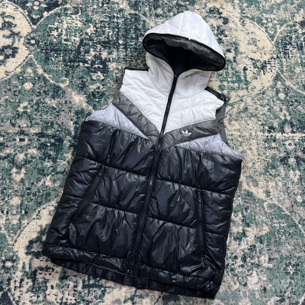 Adidas 아디다스 후드 패딩 조끼 베스트(95)