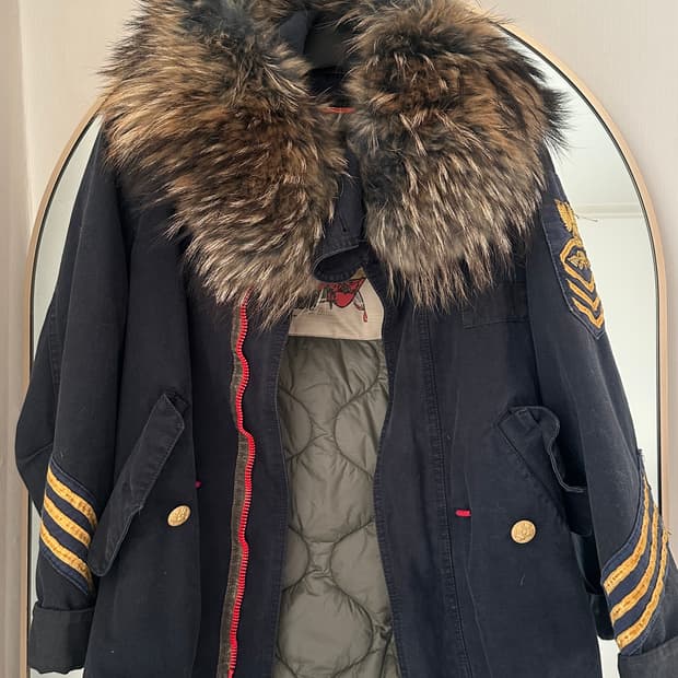 편집샵구매 야상퍼후드 38사이즈