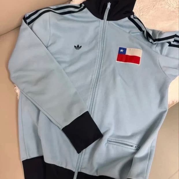 아디다스 칠레 베켄바우어 져지 스카이블루