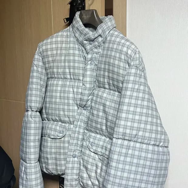 아워레가시 레녹스 체크패딩