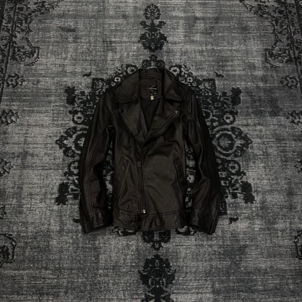 Pulp fiction genuine leather rider jacke