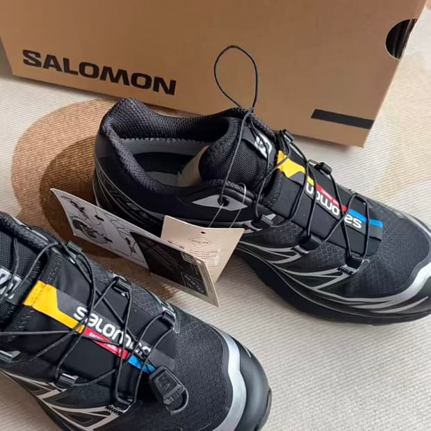 살로몬 XT-6 고어텍스 블랙 실버 그레이 285MM
