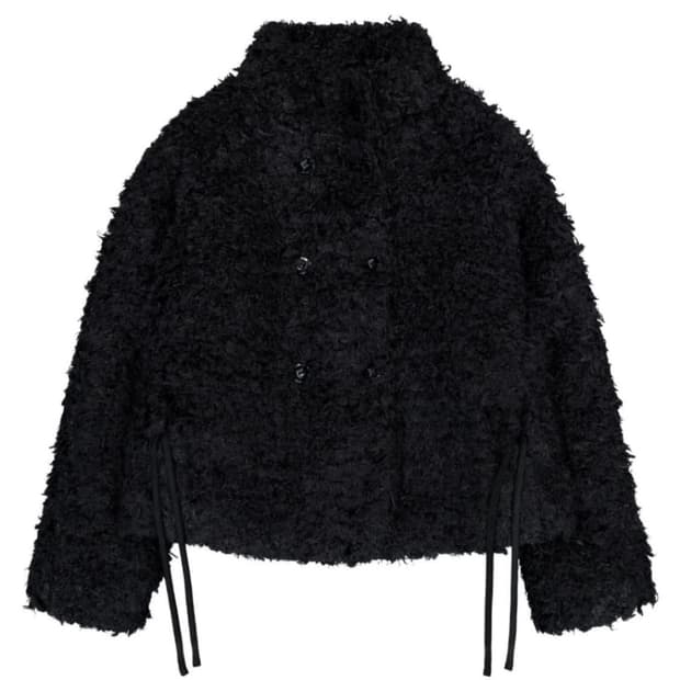 코이세이오 퍼자켓 블랙