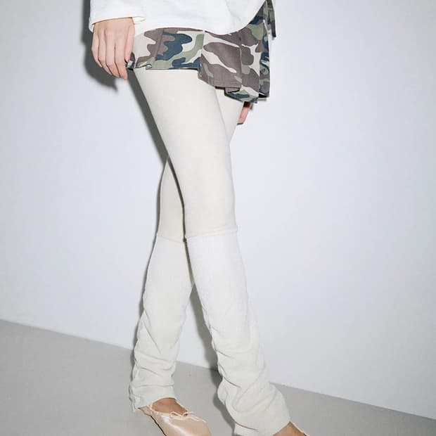 할로미늄 카모플라주 숏 스커트