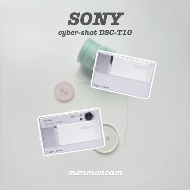 슬라이드🤍 sony 사이버샷 DSC-T10 화이트